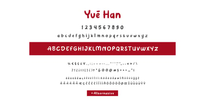 Yue Han Font Poster 9