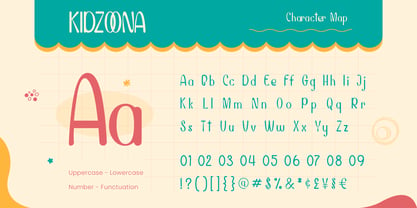 Kidzoona Playful typeface Font Poster 2