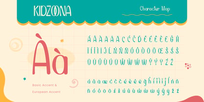 Kidzoona Playful typeface Font Poster 8