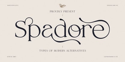 Spadore Font Poster 1