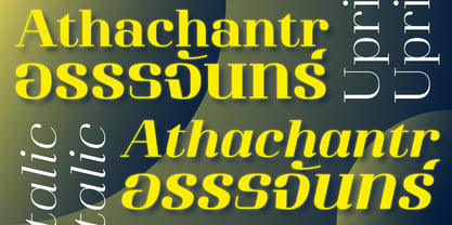 Athachantr Font Poster 3