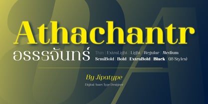 Athachantr Font Poster 1