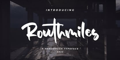 Routhmiles Font Poster 1