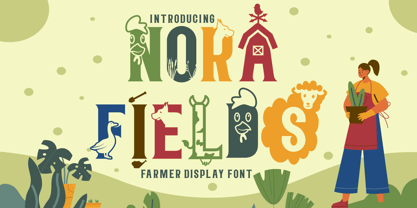 Nora Fields Font Poster 1