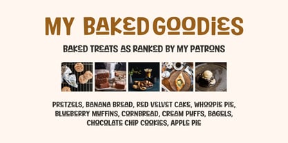 Bakery Goods Font Poster 7