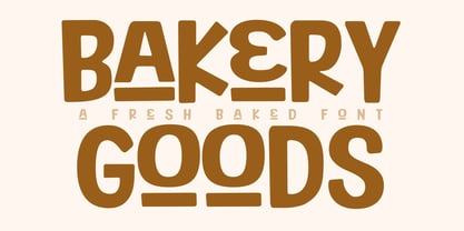 Bakery Goods Font Poster 1