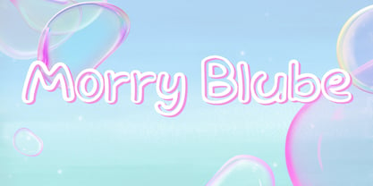 Morry Blube Font Poster 1