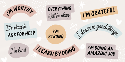 Adorable Quotes Font Poster 2