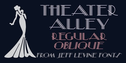 Theater Alley JNL Font Poster 1