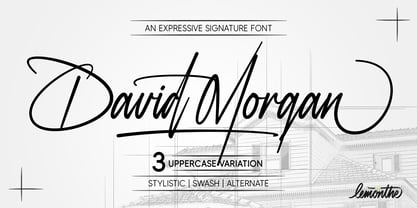 David Morgan Font Poster 1