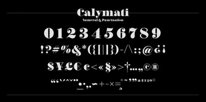 Calymati Font Poster 9