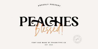 Peaches Blessed Fuente Póster 1
