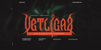 Vetlicaz Font Poster 1