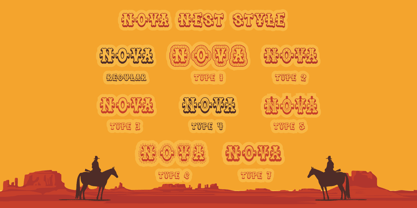 Nova Nest Font Poster 10