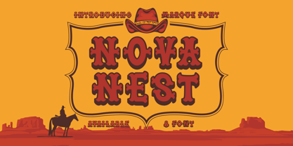 Nova Nest Font Poster 1