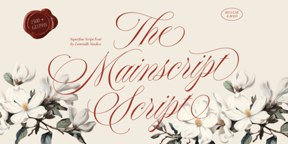 Mainscript Font Poster 1