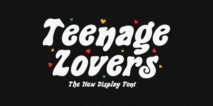 Teenage Lovers Font Poster 1