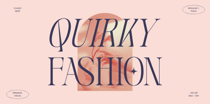 Quirky Fashion Fuente Póster 1