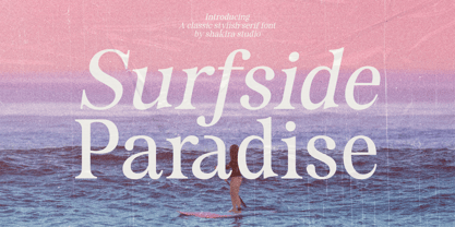 Surfside Paradise Fuente Póster 1