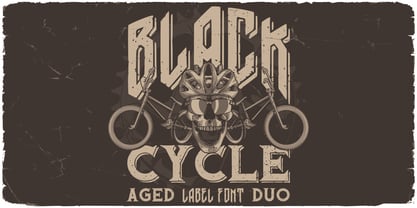 Black Cycle 2 Font Poster 4