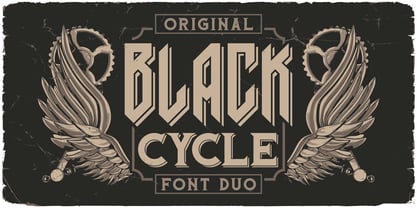Black Cycle 2 Fuente Póster 1