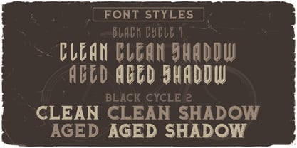 Black Cycle 2 Font Poster 5