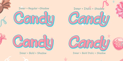 Présentoir 3d Star Candy Police Poster 4