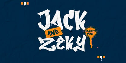 Jack and Zeky Font Poster 1