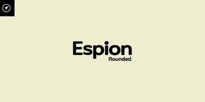 Espion Rounded Fuente Póster 1