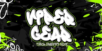 Viper Gear Drip Font Poster 1