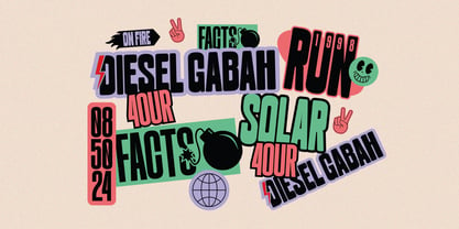 TBJ Norguba Condensed Sans Police Poster 4