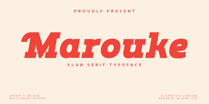 Marouke Font Poster 1