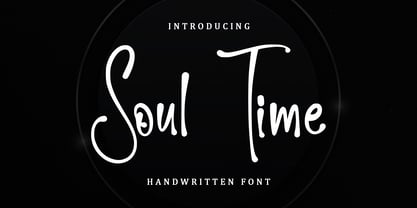 Soul Time Font Poster 1