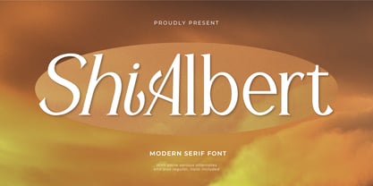 Shialbert Font Poster 1