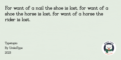 Typetopia Font Poster 3