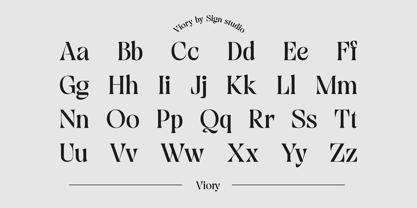 Viory Font Poster 11