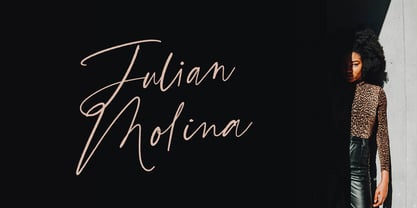 Fashion Julian Font Poster 9