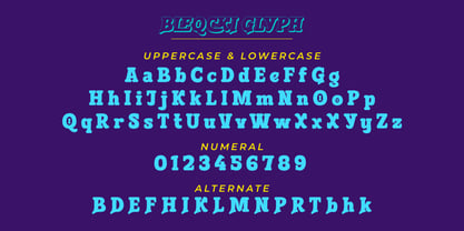 Bleqcki Font Poster 9