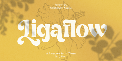 Ligaflow Font Poster 1