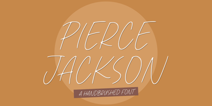 Pierce Jackson Font Poster 1
