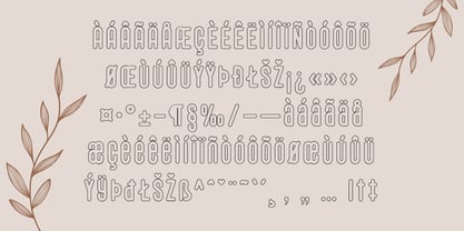 Fox Aromatic Font Poster 10