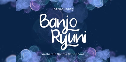 Banjo Ryuni Font Poster 1