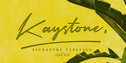 Kaystone Font Poster 1