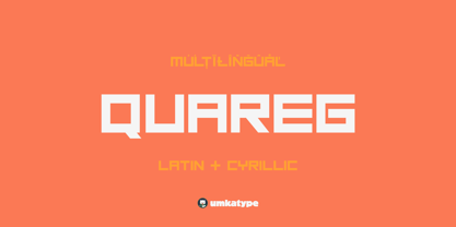 Quareg Font Poster 1