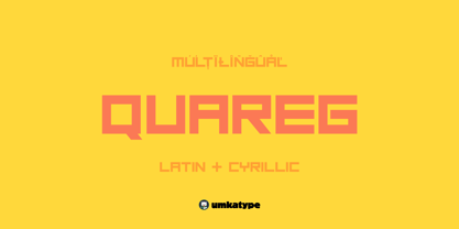 Quareg Font Poster 11