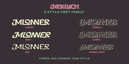 Nekluch Font Poster 2