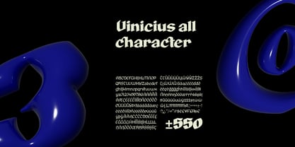 Vinicius Font Poster 7