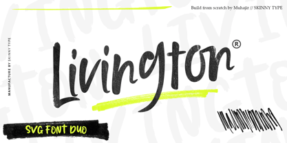 Livington Font Poster 1