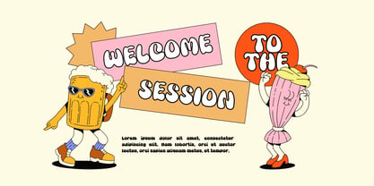 Super Session Font Poster 3