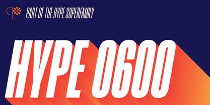 Hype 0600 Font Poster 1